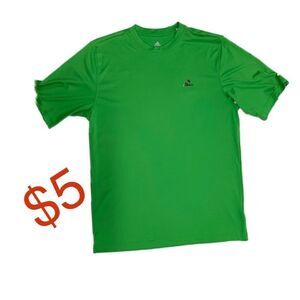 $5 add on item,Adidas clima lite neon green short sleeve t-shirt